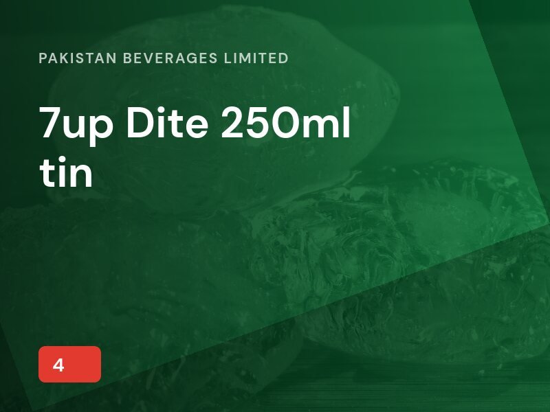 7up Dite 250ml tin
