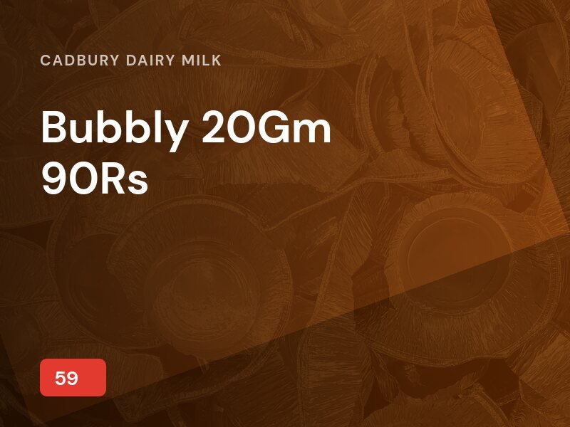 Bubbly 20Gm 90Rs