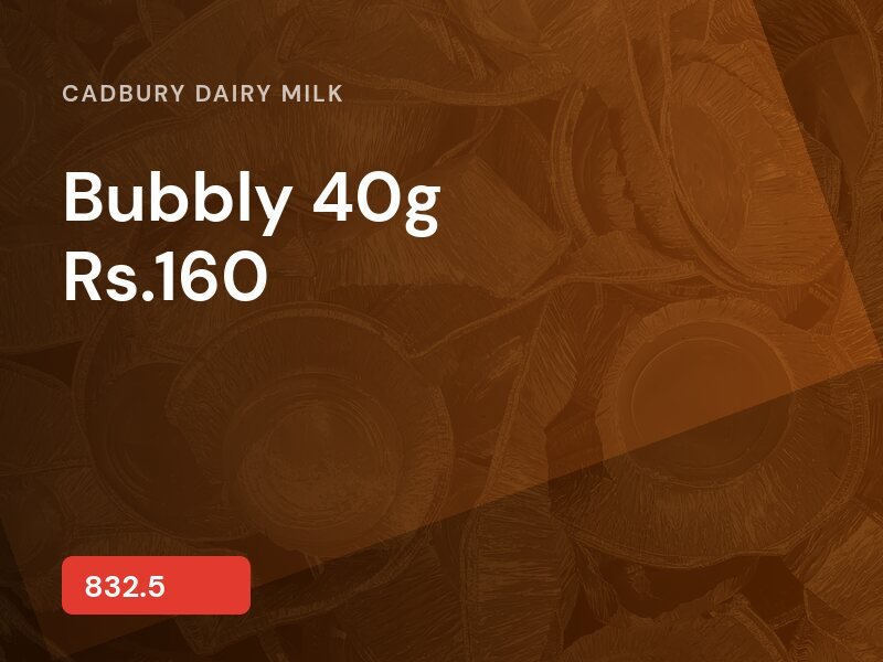 Bubbly 40g Rs.160