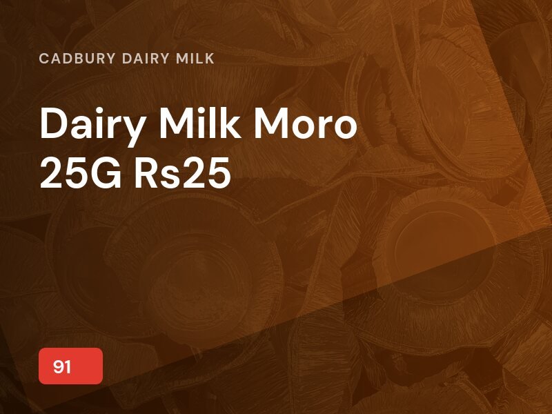 Dairy Milk Moro 25G Rs25