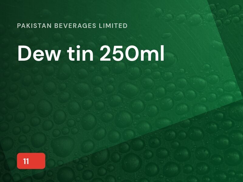 Dew tin 250ml