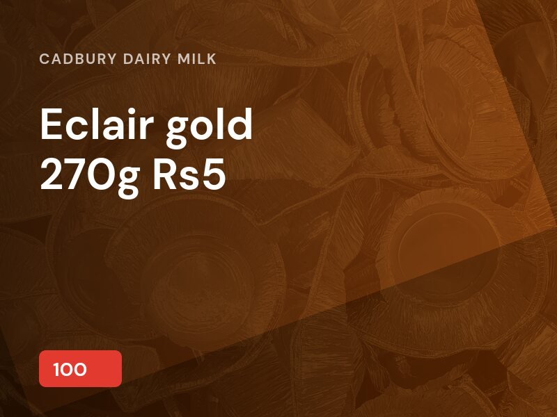 Eclair gold 270g Rs5