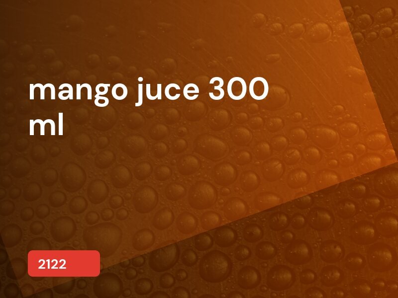 mango juce 300 ml