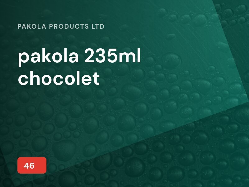 pakola 235ml chocolet