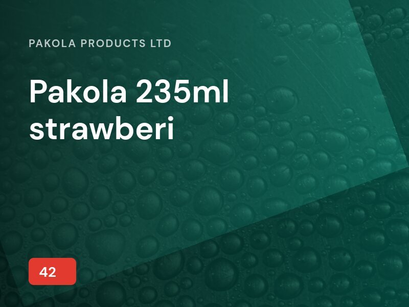 Pakola 235ml strawberi
