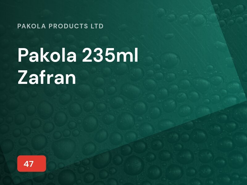 Pakola 235ml Zafran