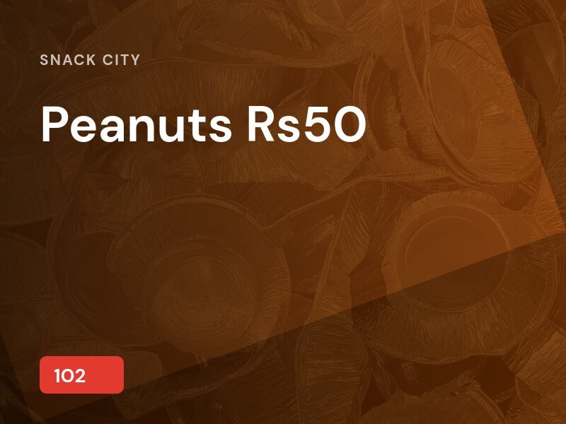 Peanuts Rs50