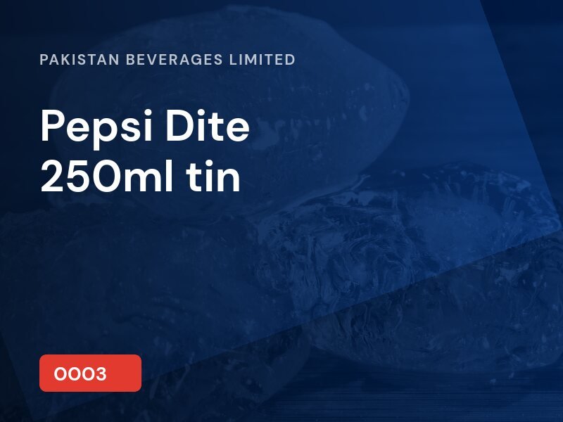 Pepsi Dite 250ml tin
