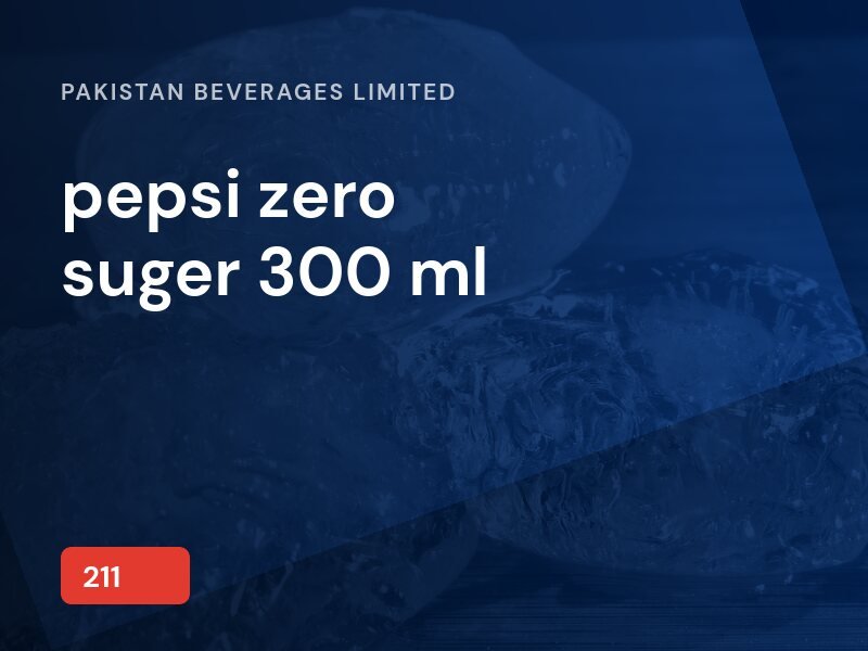 pepsi zero suger 300 ml