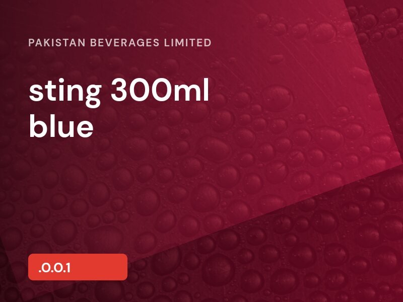 sting 300ml blue