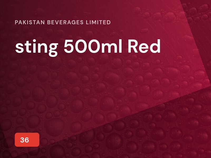 sting 500ml Red
