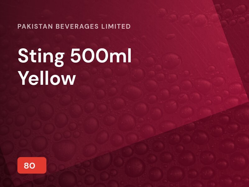 Sting 500ml Yellow